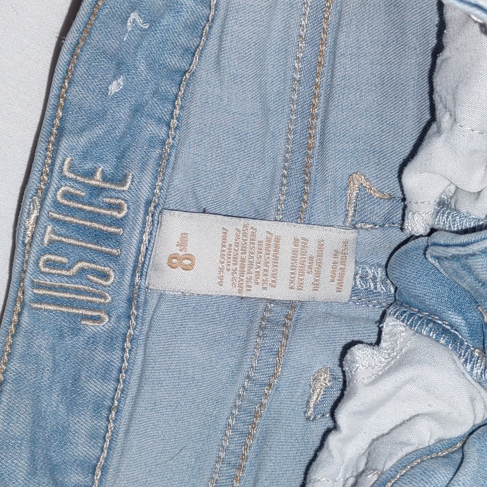 Justice Distressed Denim Shorts - Picture 3 of 3